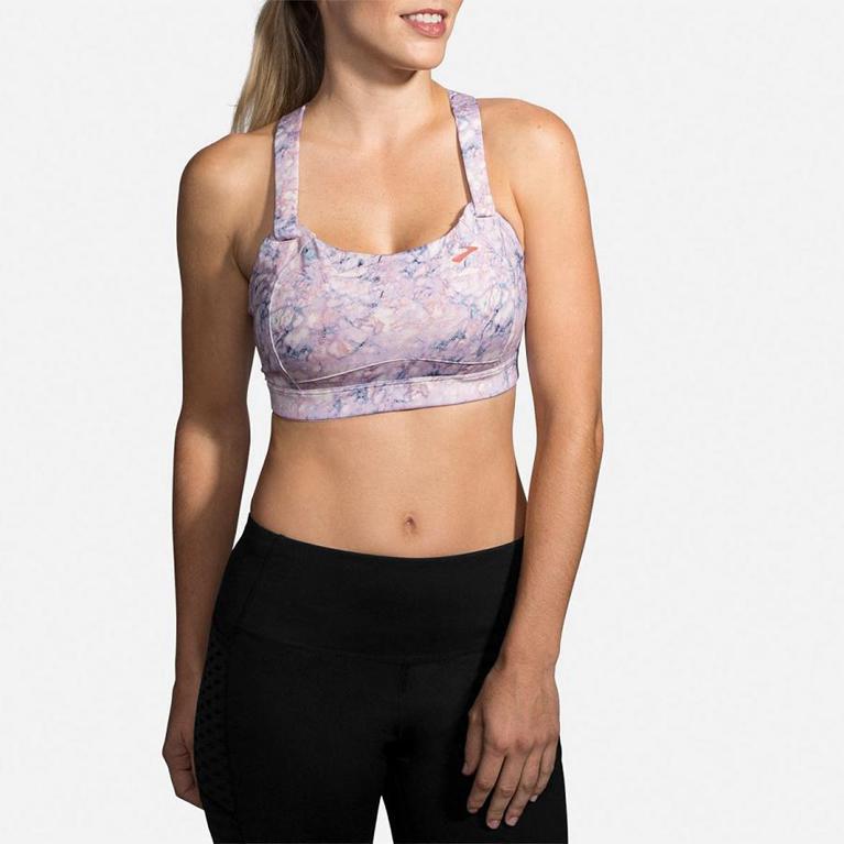 Brooks Juno Sports Running Bra - Women's - Multicolor (36875-YLRU)